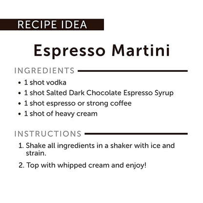 Jordan's Skinny Salted Dark Chocolate Syrups