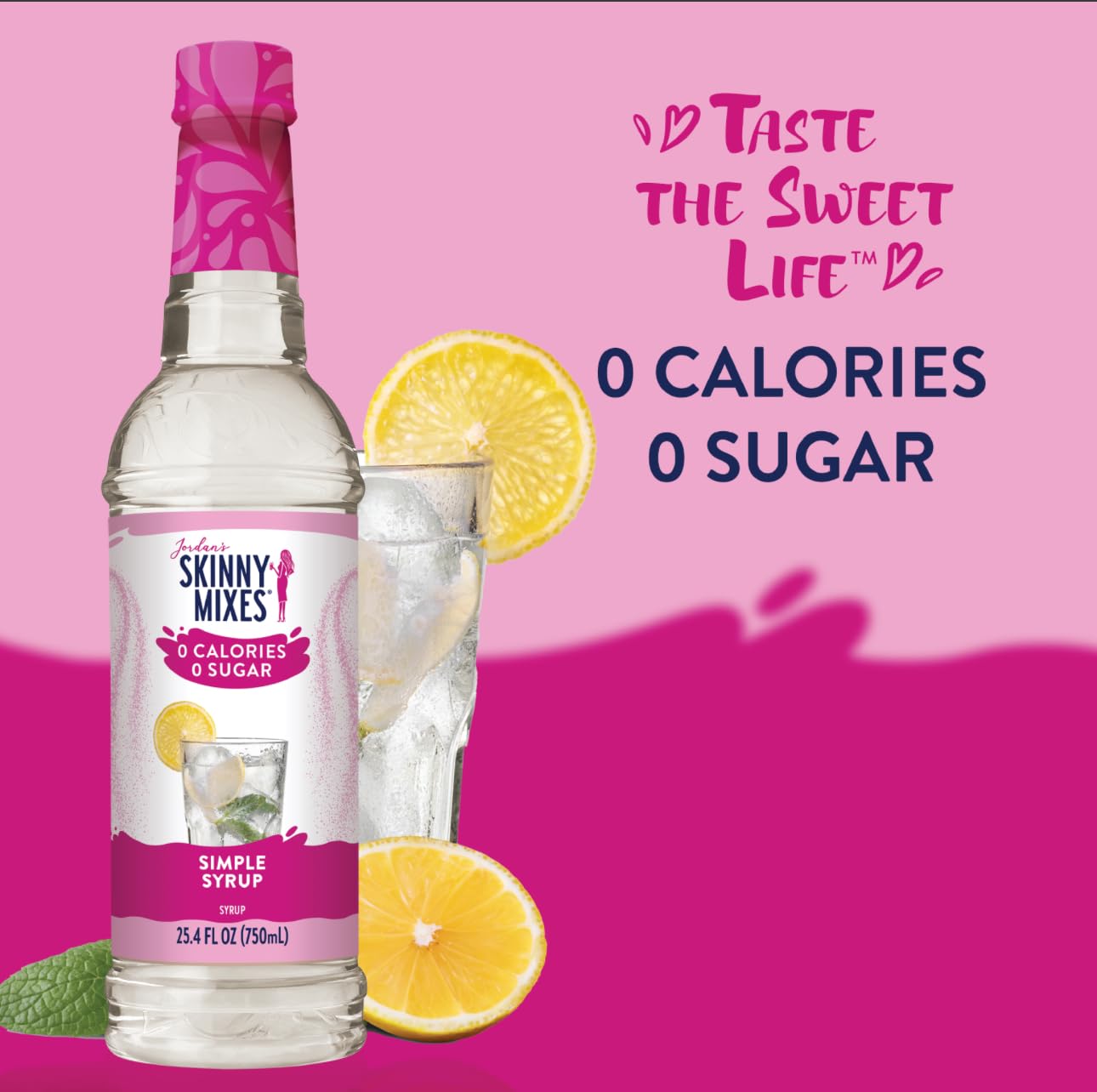 Jordan's Skinny Natural Simple Syrup ( Bundle of 2 )