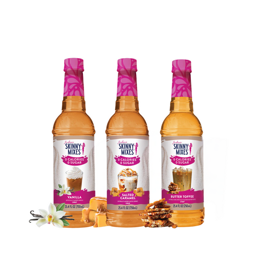 Jordan’s Vanilla, Salted Caramel, Butter Toffee Syrups ( Bundle of 3 )