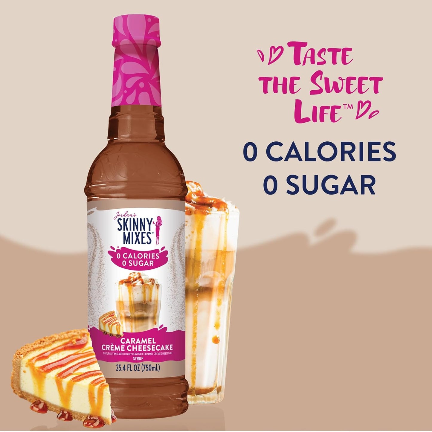 Jordan's Skinny Dessert and Ice Cream Syrup ( Bundle of 2 )