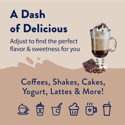 Jordans Salted Dark Chocolate & Chocolate Caramel Truffle Syrups ( Bundle of 2 )