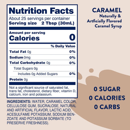 Jordan's Vanilla, Hazelnut, and Caramel Syrups ( Bundle of 3 )