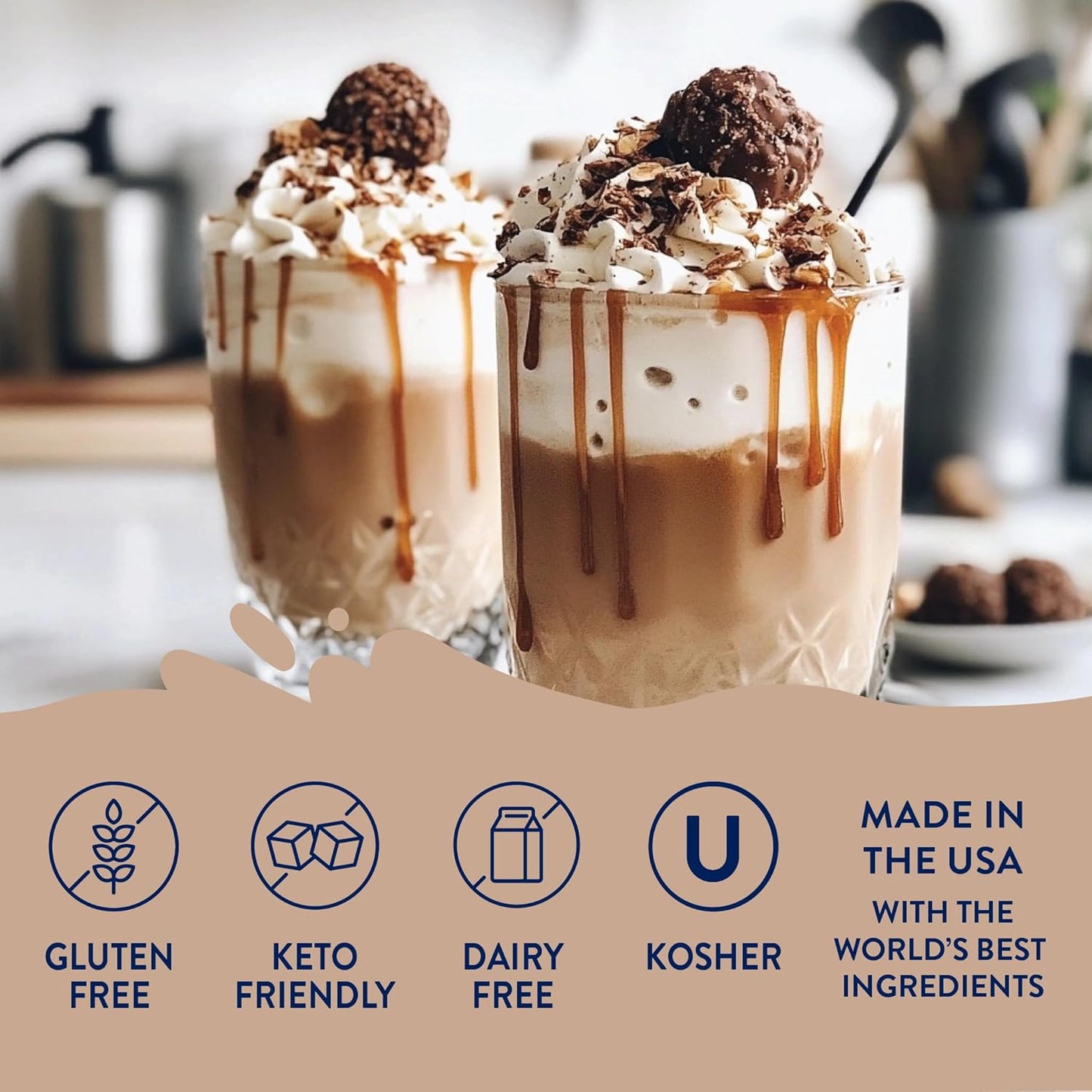 Jordans Salted Dark Chocolate & Chocolate Caramel Truffle Syrups ( Bundle of 2 )