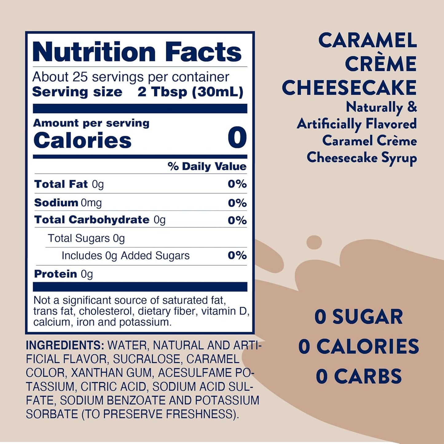 Jordan's Skinny Dessert and Ice Cream Syrup ( Bundle of 2 )