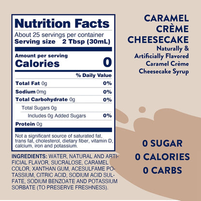 Jordan's Skinny Dessert and Ice Cream Syrup ( Bundle of 2 )